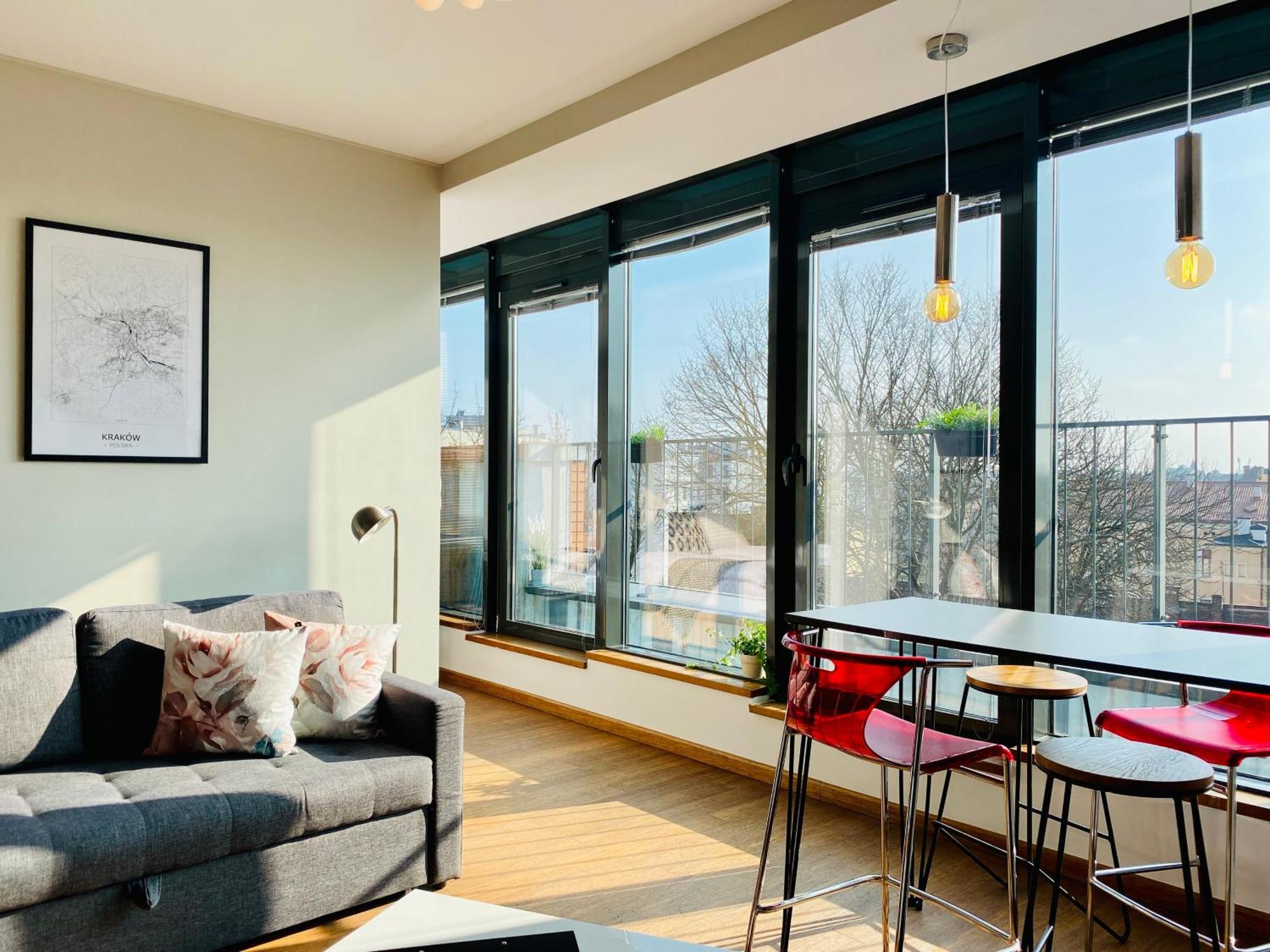 Angel Mint Apartment - Free Parking - Balcony Cracovie Extérieur photo